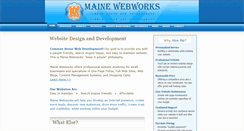Desktop Screenshot of mainewebworks.com